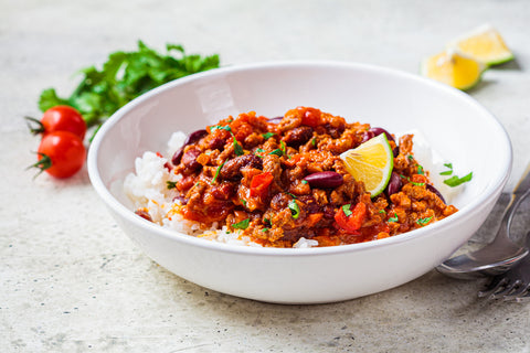 Beef Chili With Rice