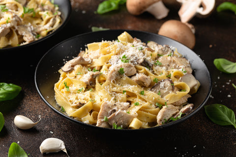 Chicken Tagliatelle with Alfredo Sauce